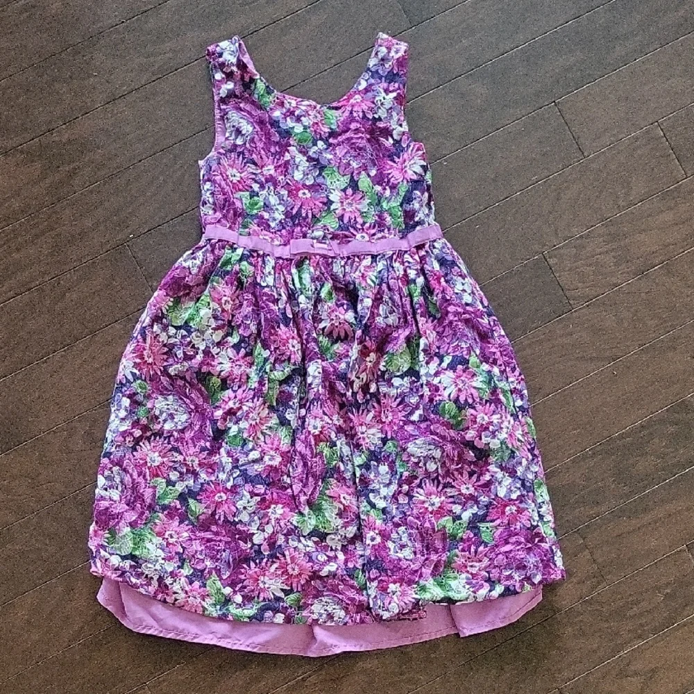 Gymboree Purple Floral Kids Dress